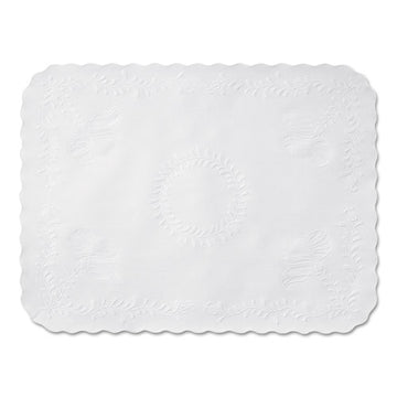 Hoffmaster® Scalloped Edge Traymat, Bond Paper, White, 16.63 X 12.75, 1,000-carton freeshipping - TVN Wholesale